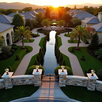 Luxury Landscaping Solutions for Exclusive Gated Communities